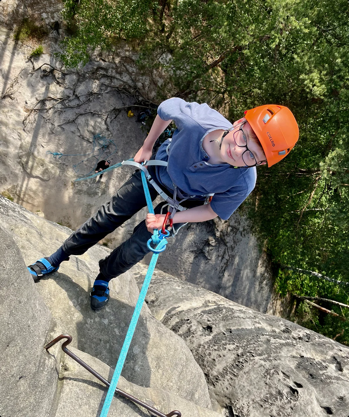 Abseilen an der  Nonne | © Andre Huss