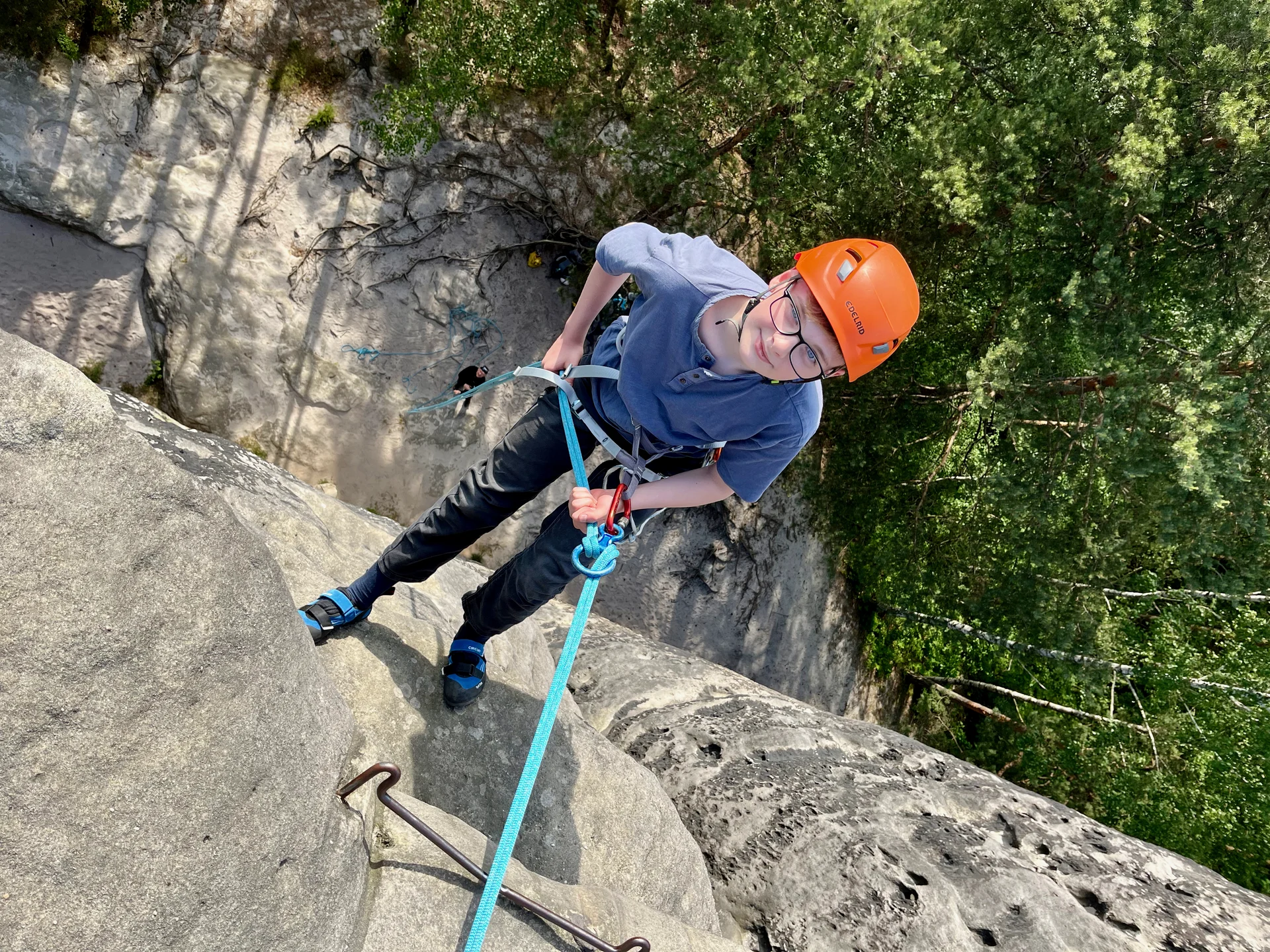 Abseilen an der  Nonne | © Andre Huss